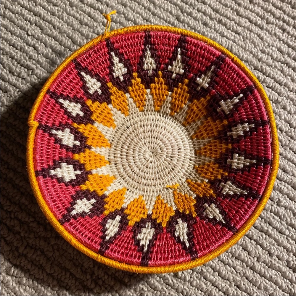 Small Decorative Woven Bowl